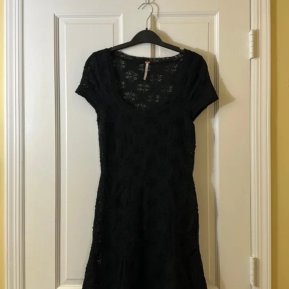 Free People | Dresses | Free People Black Godet Mini Dress | Poshmark Free People | Dresses | Free People Black Godet Mini Dress | Poshmark